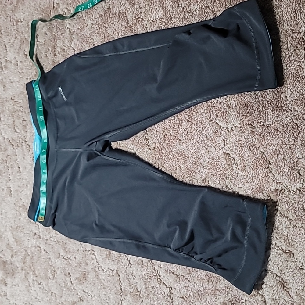 reebok crop womens athletic work out legging pant